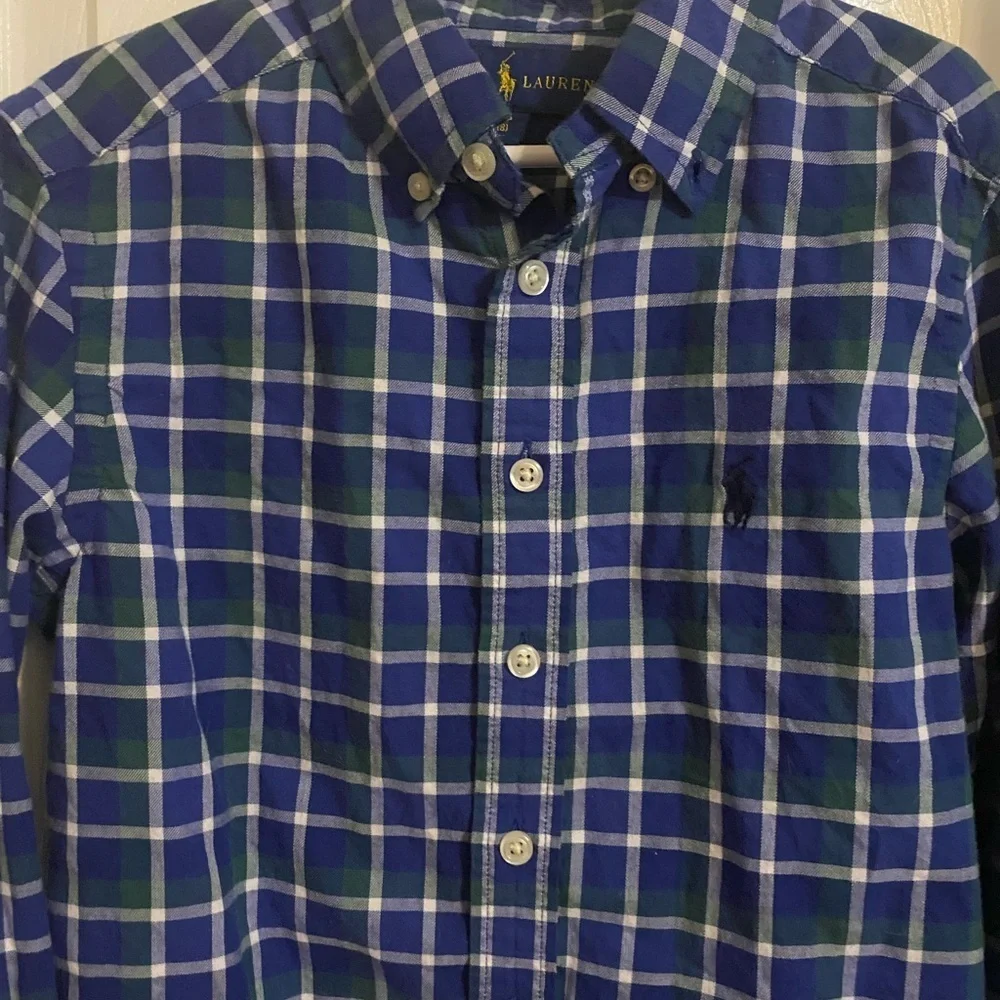 Ralph Lauren Plaid Button Down Shirt
